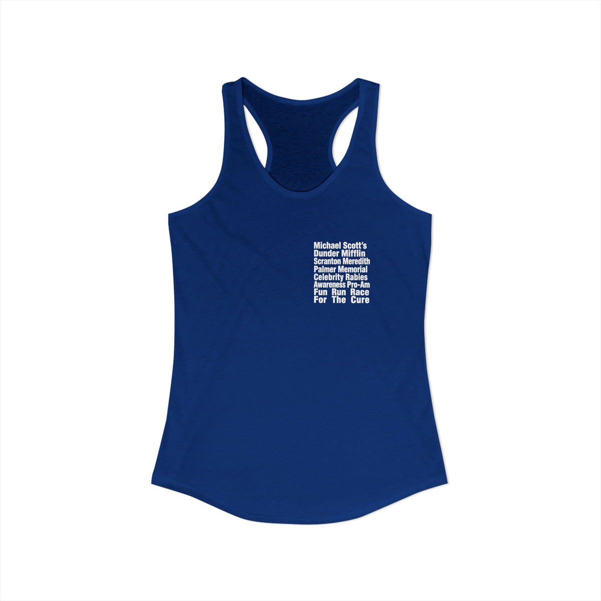 Michael Scott Fun Run Racerback TankTop