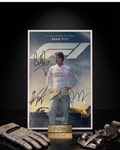 Brad Pitt Signed F1 Movie Poster – w/ Idris & Bardem – 11x17 w/ COA
